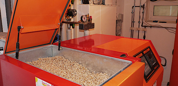 Pelletheizung bei Elektro Sülzner in Mihla